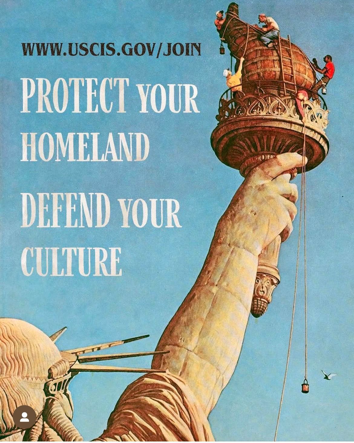 A recruitment ad featured on the DHS Instagram page recently.